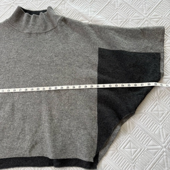 Benedetta B. Knit Merino Wool & Cashmere Blend Cape Sweater O/S - Picture 3 of 6